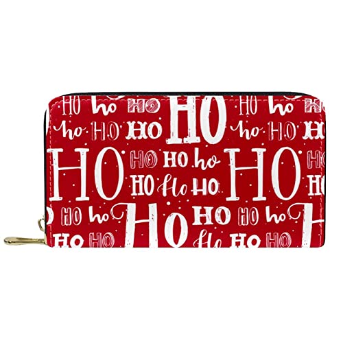 NLWQEKV Leder-Reißverschluss-Lange Geldbörse HO-Geldbörse aus Leder von NLWQEKV