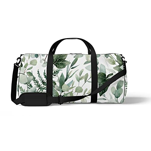 Sport- und Fitnessstudio-Reisetasche für Yoga, Tanzen, Übernachtungs-Weekend-Reisetasche, Aquarell-Botanik-Blätter, Workout-Handtasche zum Mitnehmen für Damen und Herren Sport- und Fitnessstudio-Reisetasche für Yoga, Tanzen, Übernachtungs-Weekend-Reisetasche, Aquarell-Botanik-Blätter, Workout-Handtasche zum Mitnehmen für Damen und Herren von NLWQEKV
