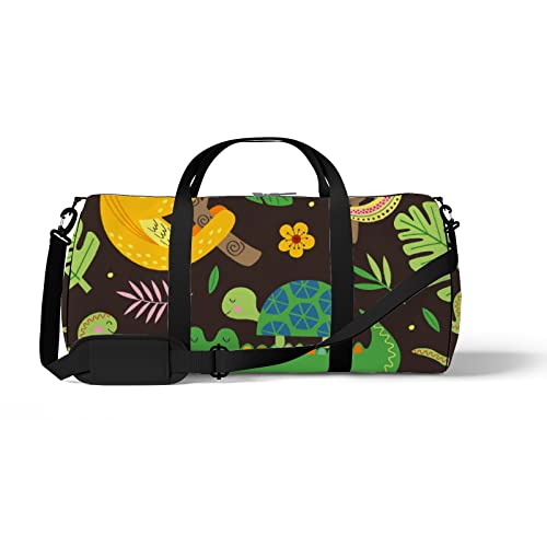 Sport- und Fitnessstudio-Reisetasche für Yoga, Tanzen, Übernachtungs-Weekend-Reisetasche, Dschungel-Süße Tiere, Workout-Handtasche, Umhängetasche für Damen und Herren Sport- und Fitnessstudio-Reisetasche für Yoga, Tanzen, Übernachtungs-Weekend-Reisetasche, Dschungel-Süße Tiere, Workout-Handtasche, Umhängetasche für Damen und Herren von NLWQEKV