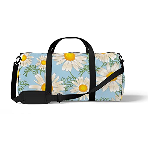 Sport- und Fitnessstudio-Reisetasche für Yoga, Tanzen, Übernachtungs-Weekend-Reisetasche, Gänseblümchen-Blumen, Workout-Handgepäck-Umhängetasche für Damen und Herren Sport- und Fitnessstudio-Reisetasche für Yoga, Tanzen, Übernachtungs-Weekend-Reisetasche, Gänseblümchen-Blumen, Workout-Handgepäck-Umhängetasche für Damen und Herren von NLWQEKV