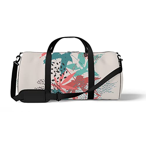 Sport- und Fitnessstudio-Reisetasche für Yoga, Tanzen, Übernachtungs-Weekend-Reisetasche, Herbst-Retro-Doodle, Workout-Handgepäck-Umhängetasche für Damen und Herren Sport- und Fitnessstudio-Reisetasche für Yoga, Tanzen, Übernachtungs-Weekend-Reisetasche, Herbst-Retro-Doodle, Workout-Handgepäck-Umhängetasche für Damen und Herren von NLWQEKV