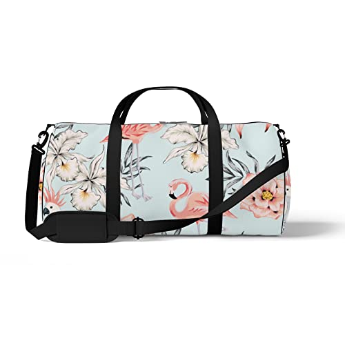 Sport- und Fitnessstudio-Reisetasche für Yoga, Tanzen, Wochenend-Reisetasche mit Flamingo-Motiv, exotische Pflanzen, Workout-Umhängetasche für Damen und Herren Sport- und Fitnessstudio-Reisetasche für Yoga, Tanzen, Wochenend-Reisetasche mit Flamingo-Motiv, exotische Pflanzen, Workout-Umhängetasche für Damen und Herren von NLWQEKV