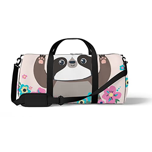 Sport- und Fitnessstudio-Reisetasche für Yoga, Tanzen, Wochenend-Reisetasche mit niedlichem Tier-Faultier, Workout-Umhängetasche für Damen und Herren Sport- und Fitnessstudio-Reisetasche für Yoga, Tanzen, Wochenend-Reisetasche mit niedlichem Tier-Faultier, Workout-Umhängetasche für Damen und Herren von NLWQEKV