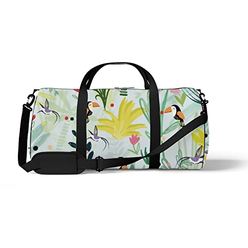 Sport- und Fitnessstudio-Reisetasche für Yoga, Tanzen, Wochenend-Reisetasche mit niedlichem Vogel im Wald, Workout-Umhängetasche für Damen und Herren Sport- und Fitnessstudio-Reisetasche für Yoga, Tanzen, Wochenend-Reisetasche mit niedlichem Vogel im Wald, Workout-Umhängetasche für Damen und Herren von NLWQEKV