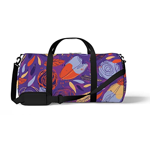 Sport- und Fitnessstudio-Reisetasche für Yoga, Tanzen, Wochenend-Reisetasche mit schönem Rosenmuster, Workout-Handtasche zum Mitnehmen für Damen und Herren Sport- und Fitnessstudio-Reisetasche für Yoga, Tanzen, Wochenend-Reisetasche mit schönem Rosenmuster, Workout-Handtasche zum Mitnehmen für Damen und Herren von NLWQEKV