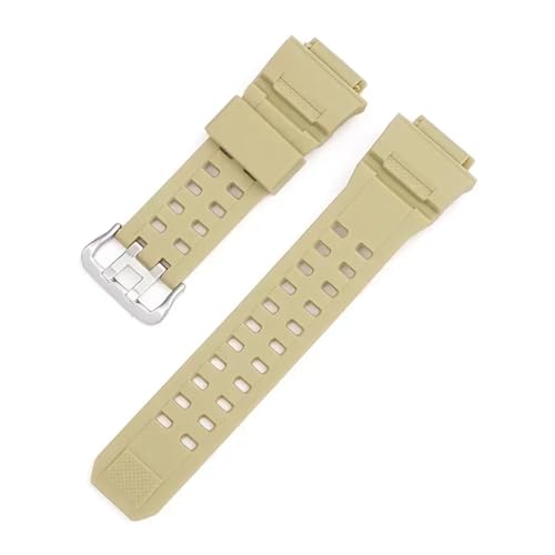 NMASDUYPU Silikon Gummi Armband Kompatibel GW9400 GW9300 Band Männer Frauen Sport Wasserdichte Uhrenarmbänder Matte Armband Gürtel Zubehör(Matte beige) von NMASDUYPU