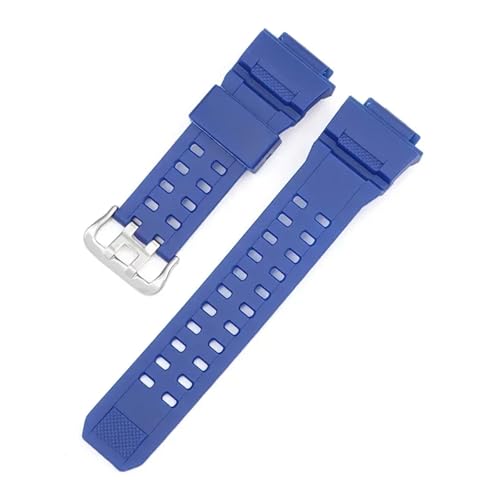 NMASDUYPU Silikon Gummi Armband Kompatibel GW9400 GW9300 Band Männer Frauen Sport Wasserdichte Uhrenarmbänder Matte Armband Gürtel Zubehör(Matte blue) von NMASDUYPU