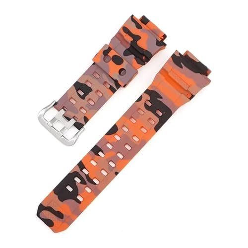NMASDUYPU Silikonkautschukarmband for GW9400 GW9300 Band Männer Frauen Sport Wasserdichte Uhrenarmbänder Mattes Armband TPU Gürtel Zubehör(Oranje) von NMASDUYPU