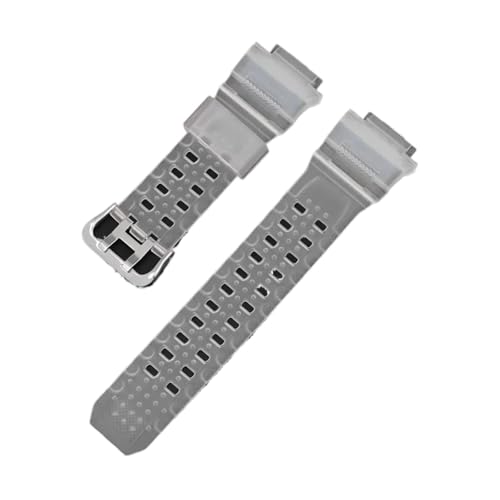 NMASDUYPU Silikonkautschukarmband for GW9400 GW9300 Band Männer Frauen Sport Wasserdichte Uhrenarmbänder Mattes Armband TPU Gürtel Zubehör(Transparent) von NMASDUYPU