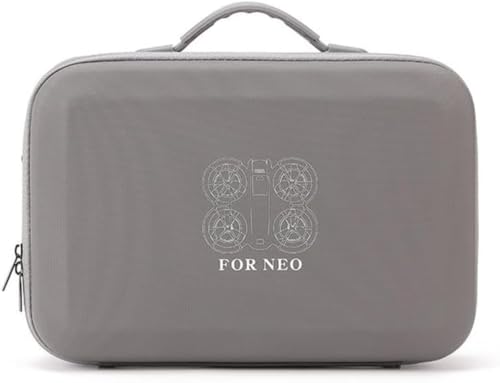 NMJHEVX Tragetasche, Drohnen-Tragetasche, 31 x 21 x 9 cm, für DJI Neo Drohne und Intelligent Flight Battery Zubehör, Tragbare Reisetasche, Neo Tragetasche,Grau von NMJHEVX