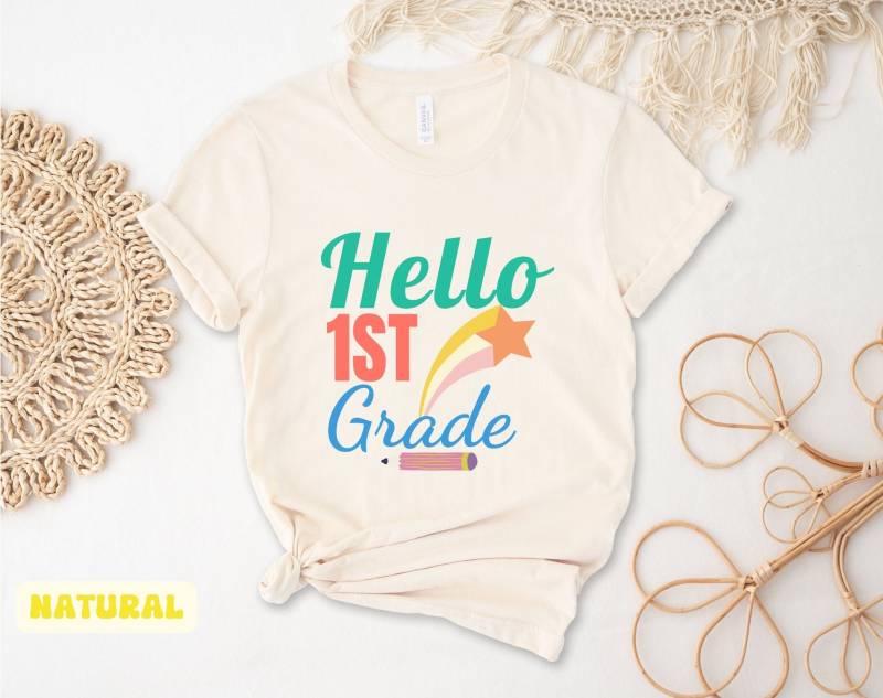 1. Klasse Lehrer Shirt Erstklassige Tag Erster Zurück in Der Schule T-Shirts Erste Tshirt Wertschätzung Team von NMSCharms