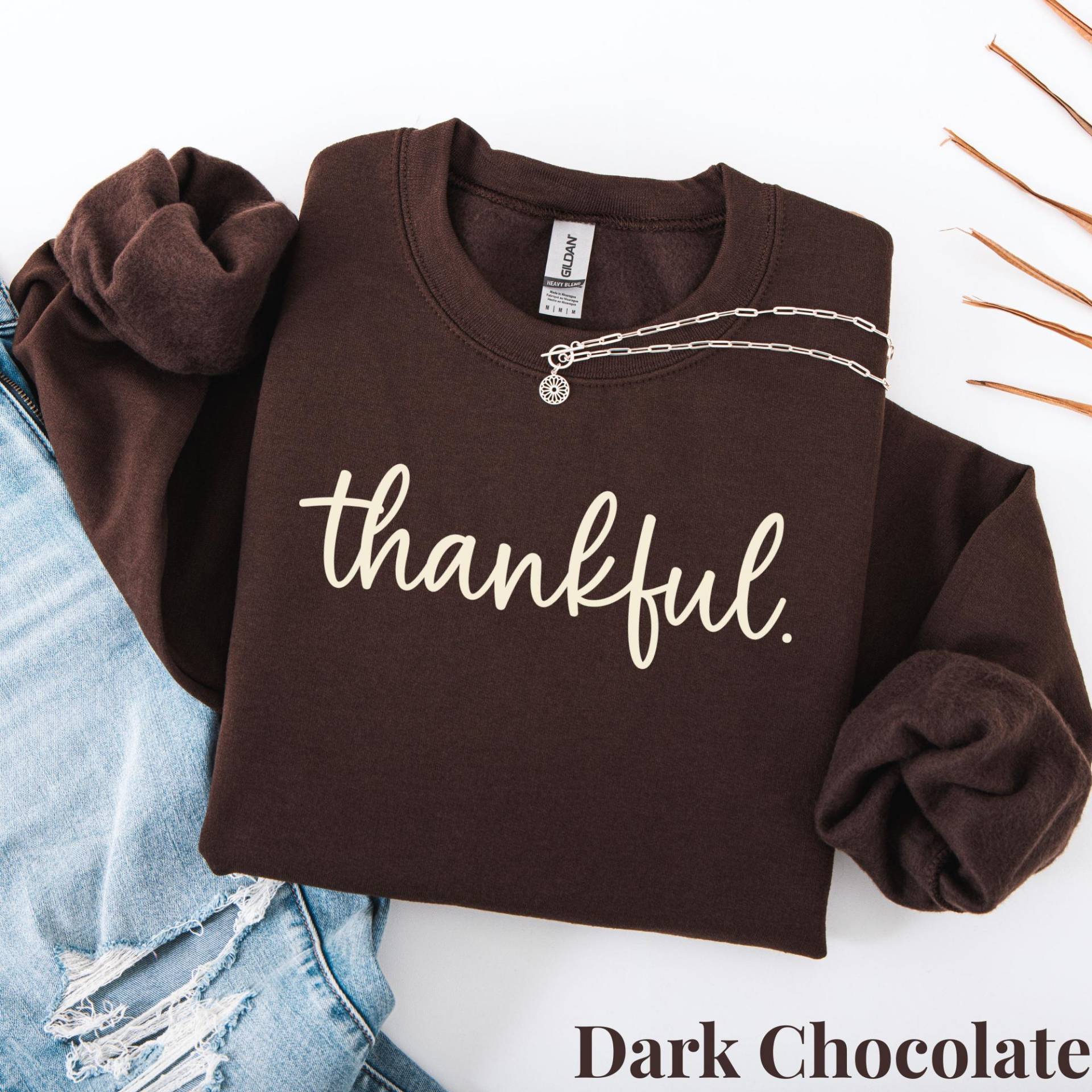 Dankbares Sweatshirt, Thankful Liebhaber-Pullover, Hallo Erntedank-Sweatshirt, Sweatshirt Der Frauen, Frauen-Geschenk Für Erntedank, Dankbar von NMSCharms