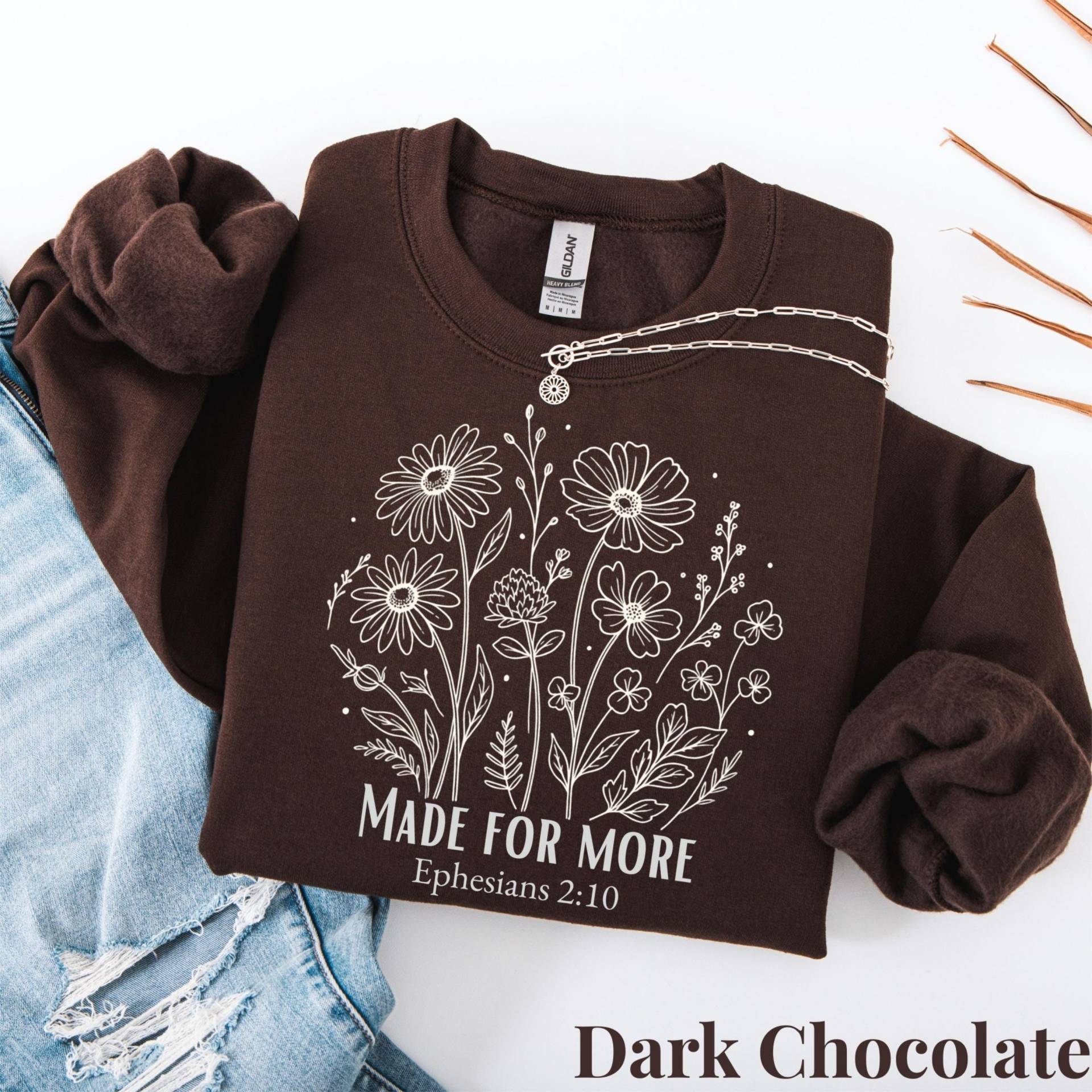 Made For More Sweatshirt, Bibel Vers Shirt, Christliches Religiöses Jesus Schriften Shirt Für Frauen, Geschenk von NMSCharms