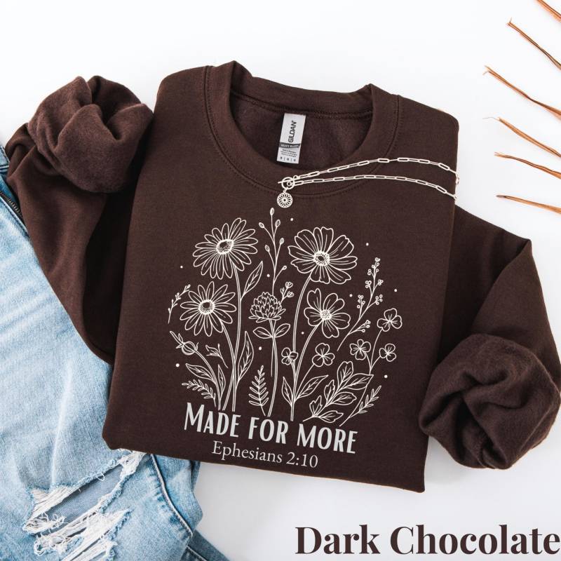Made For More Sweatshirt, Bibel Vers Shirt, Christliches Religiöses Jesus Schriften Shirt Für Frauen, Geschenk von NMSCharms
