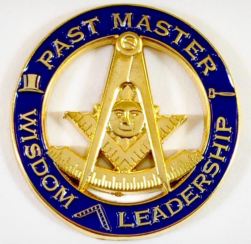 Past Master Af & Am Große Anstecknadel Golden Und Blau 3 cm Past Master Af & Am Große Anstecknadel Golden Und Blau 3 cm von NMSMasonicOutfitters