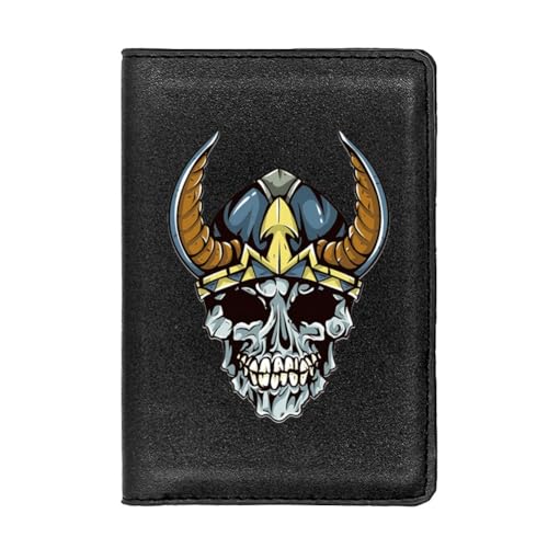 Einzigartige Mittelalterliche Retro-Leder-Geldbörsen Aus Echtem Leder, Luxus-Geldbörse For Herren, Weihnachtsgeburtstagsgeschenk, Nordisches Wikinger-Symbol-Amulett-Geldbörse ( Color : B-wallet 21 ) von NMVAWIPT