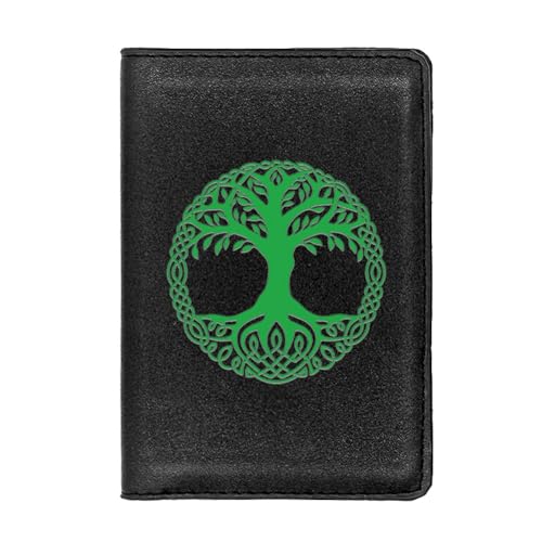 Einzigartige Mittelalterliche Retro-Leder-Geldbörsen Aus Echtem Leder, Luxus-Geldbörse For Herren, Weihnachtsgeburtstagsgeschenk, Nordisches Wikinger-Symbol-Amulett-Geldbörse ( Color : B-wallet 27 ) von NMVAWIPT