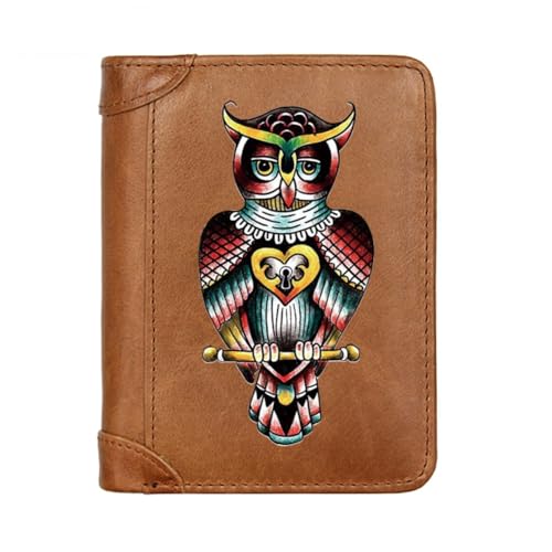 Einzigartige Mittelalterliche Retro-Leder-Geldbörsen Aus Echtem Leder, Luxus-Geldbörse For Herren, Weihnachtsgeburtstagsgeschenk, Nordisches Wikinger-Symbol-Amulett-Geldbörse ( Color : G-Wallet 15 ) von NMVAWIPT