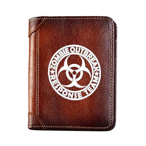 Einzigartige Mittelalterliche Retro-Leder-Geldbörsen Aus Echtem Leder, Luxus-Geldbörse For Herren, Weihnachtsgeburtstagsgeschenk, Nordisches Wikinger-Symbol-Amulett-Geldbörse ( Color : I-Wallet 7 ) von NMVAWIPT