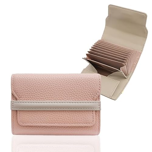 NMVAWIPT Damen Schlanke Brieftasche Münzgeldbörse Tragbare Reisebrieftasche Kreditkartenetui Organizer Halter(Pink) von NMVAWIPT