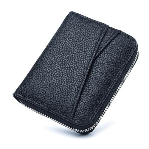 NMVAWIPT Damen Tragbarer Münzgeldhalter Schlanke Brieftasche Kartenetui(Black) von NMVAWIPT