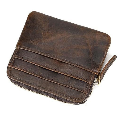 NMVAWIPT Männer Retro Dünne Geldbörse Kleine Mini Kurze Brieftasche(Style 12) von NMVAWIPT