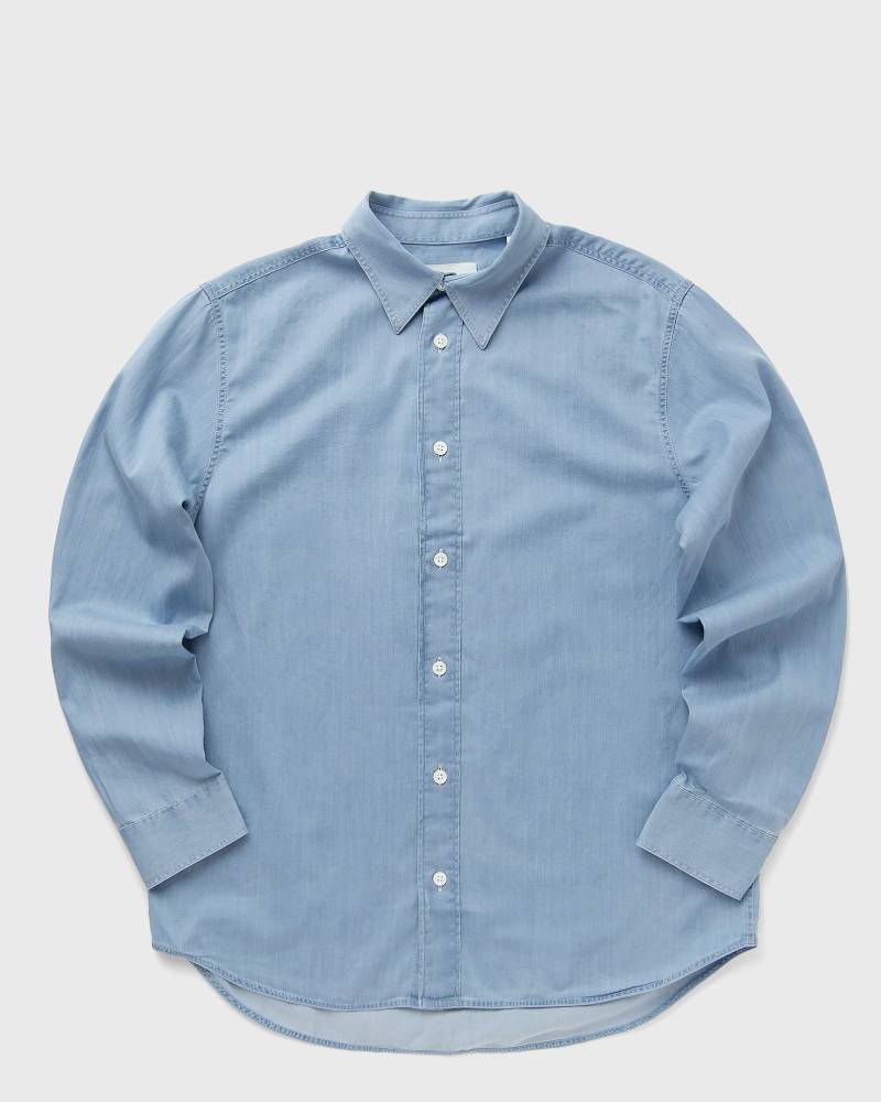 NN.07 COLBY SHIRT 5765 men Longsleeves blue in Größe:L von NN.07