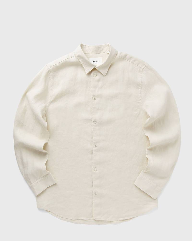 NN.07 ENZO SHIRT 5708 men Longsleeves beige in Größe:L von NN.07