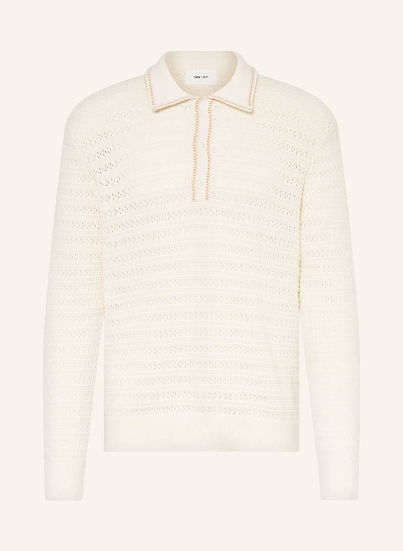 Nn.07 Strick-Poloshirt Josh weiss von NN.07