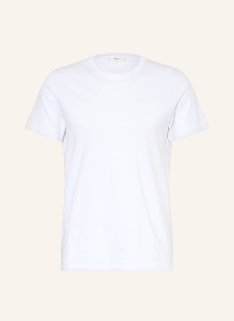 Nn.07 T-Shirt Percy weiss von NN.07