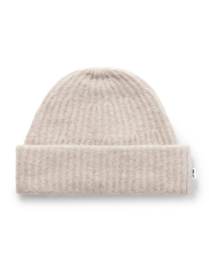 NN07 - 6651 Ribbed-Knit Beanie - Men - Neutrals von NN07