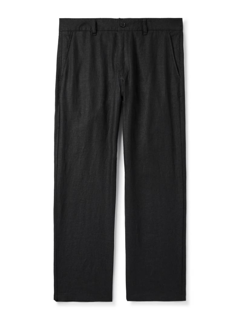 NN07 - Aden 1454 Straight-Leg Linen Suit Trousers - Men - Black - 30W 32L von NN07
