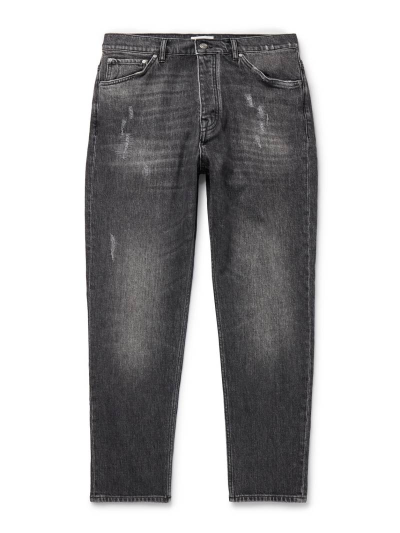 NN07 - Frey 1876 Tapered Cropped Distressed Jeans - Men - Gray - 32W 32L von NN07