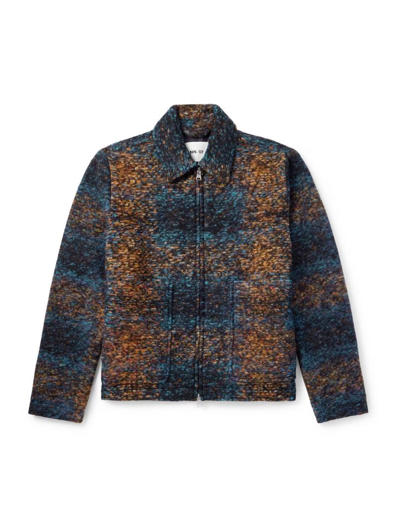 NN07 - Gael 80267 Wool-Blend Jacquard Jacket - Men - Blue - XL von NN07