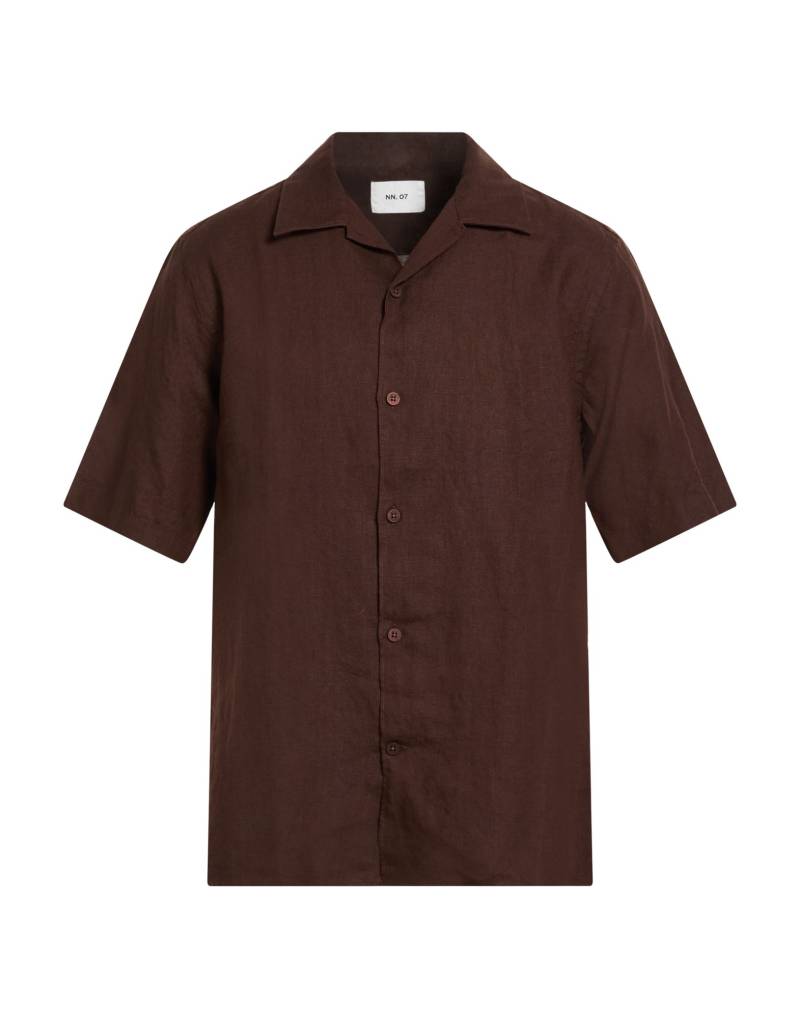NN07 Hemd Herren Schokobraun von NN07
