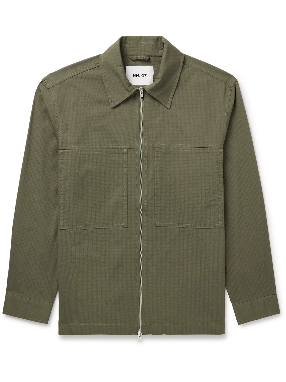 NN07 - Isak 1449 Organic Cotton-Blend Ripstop Jacket - Men - Green - XL von NN07