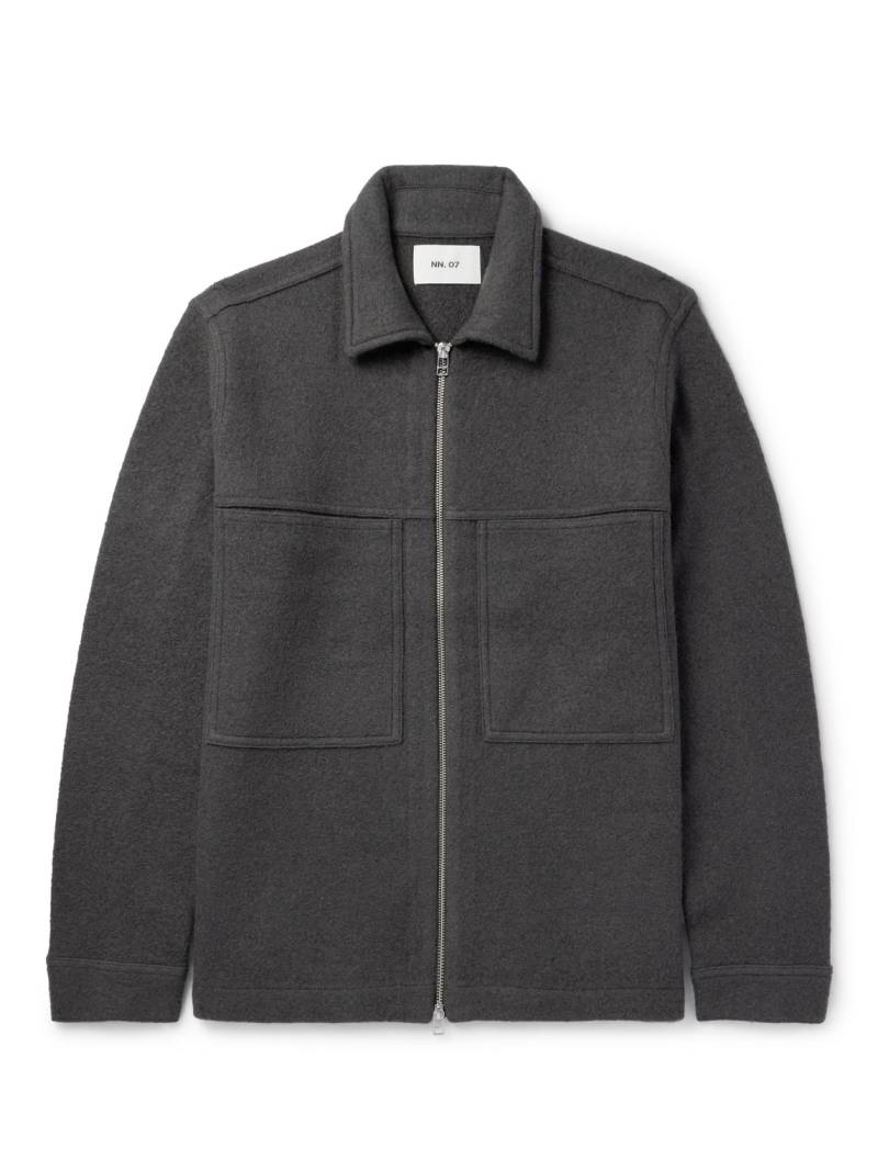 NN07 - Isak Boiled Merino Wool Jacket - Men - Gray - XXL von NN07