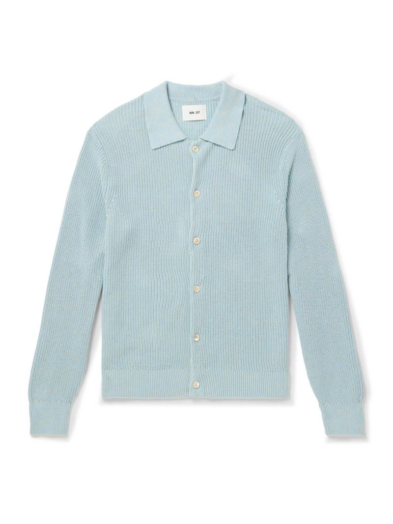 NN07 - Jacobo 6470 Cotton Cardigan - Men - Blue - XXL von NN07