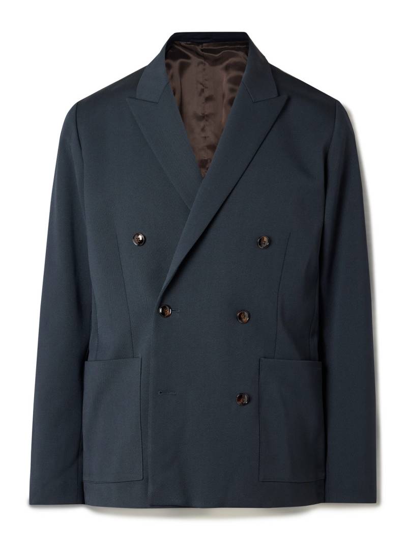NN07 - Jordin 10002 Double-Breasted Wool-Blend Twill Blazer - Men - Blue - L von NN07
