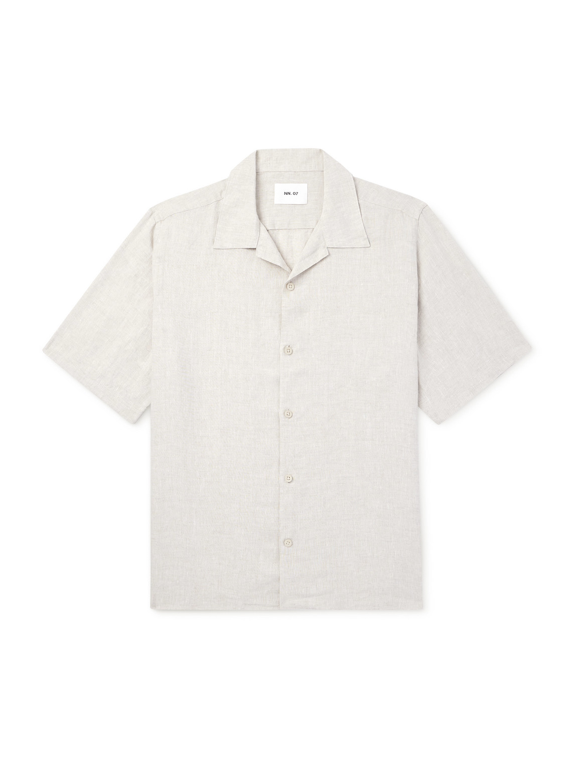 NN07 - Julio 5708 Camp-Collar Linen Shirt - Men - Neutrals - L von NN07