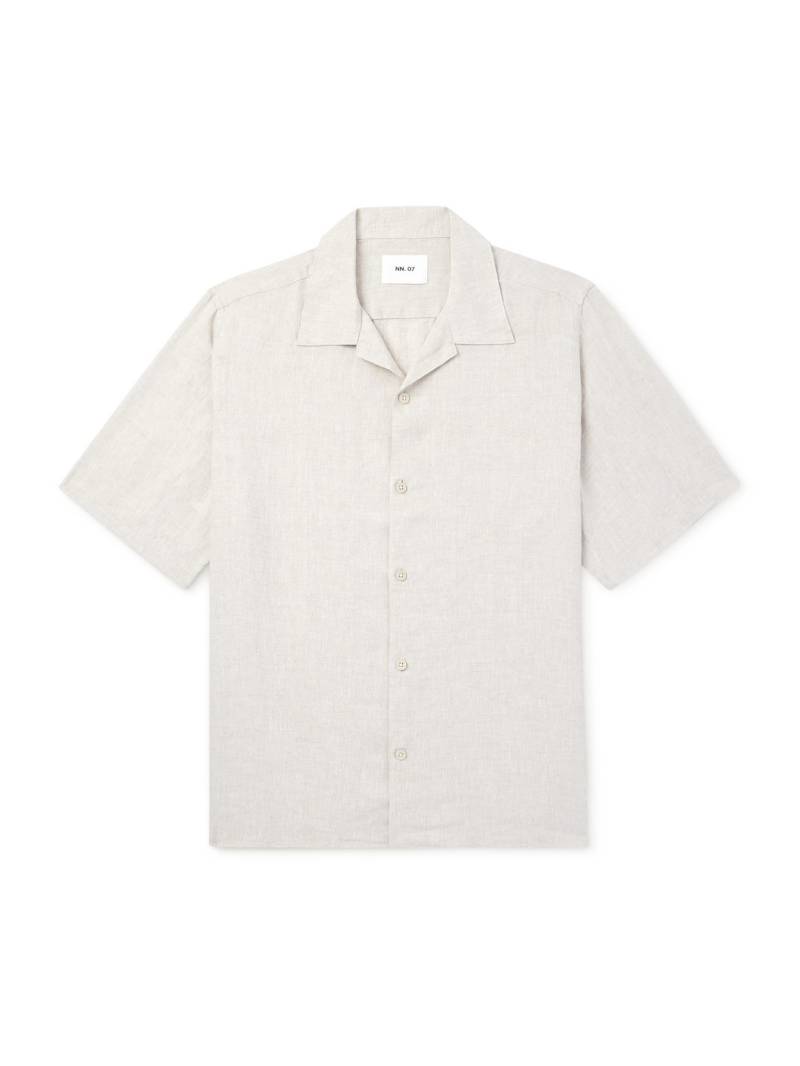NN07 - Julio 5708 Camp-Collar Linen Shirt - Men - Neutrals - L von NN07