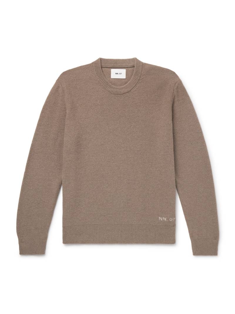 NN07 - Nigel 6585 Recycled Wool-Blend Sweater - Men - Brown - XXL von NN07