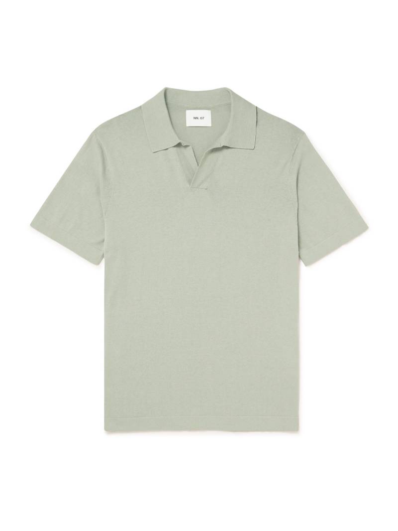 NN07 - Ryan 6311 Cotton and Linen-Blend Polo Shirt - Men - Green - XXL von NN07