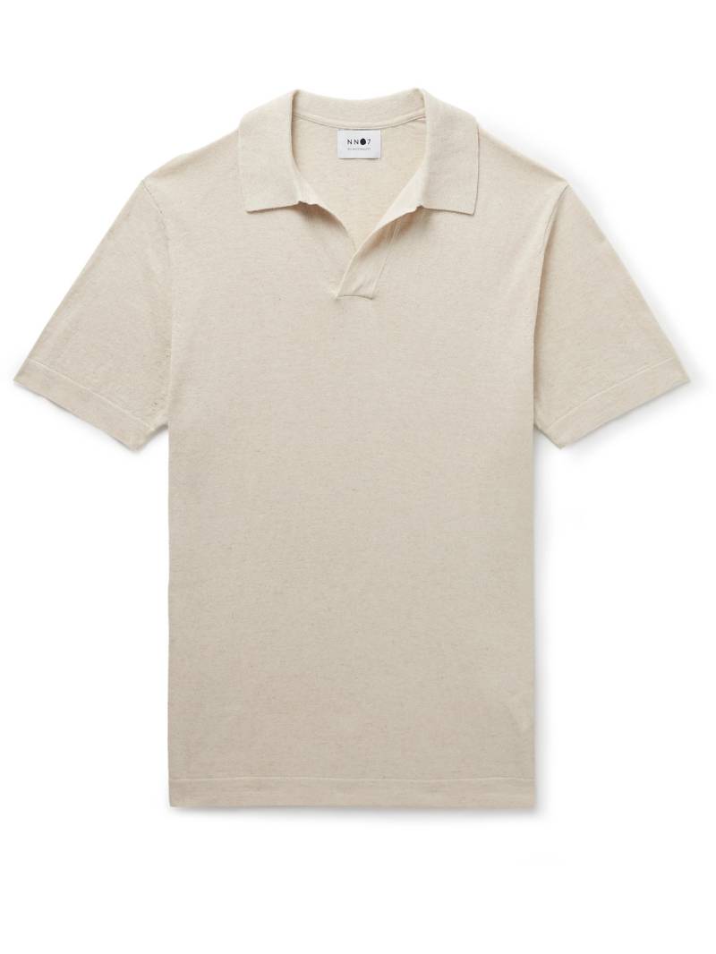 NN07 - Ryan 6311 Cotton and Linen-Blend Polo Shirt - Men - Neutrals - XXL NN07 - Ryan 6311 Cotton and Linen-Blend Polo Shirt - Men - Neutrals - XXL von NN07