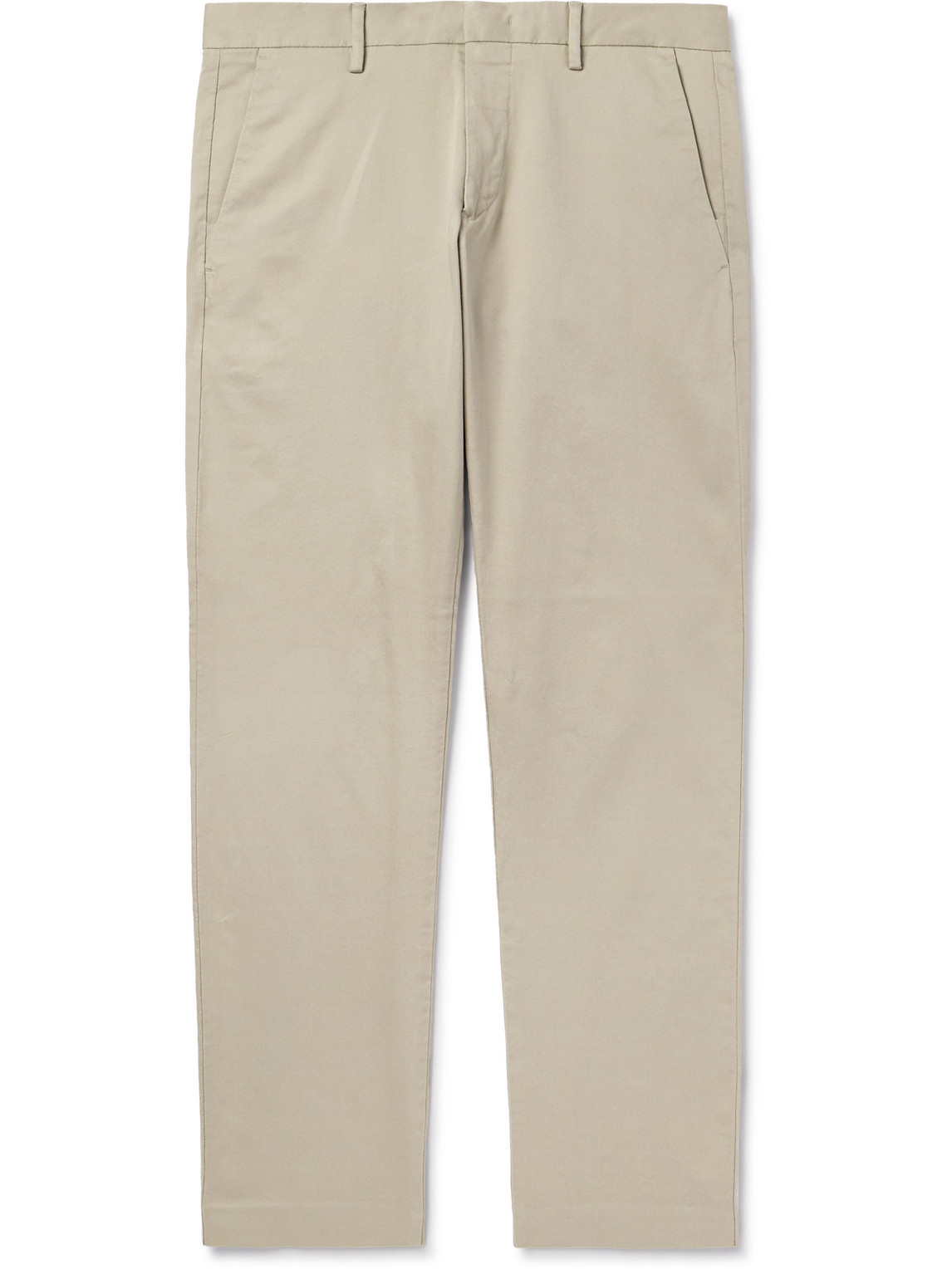 NN07 - Theo 1420 Tapered Organic Cotton-Blend Twill Chinos - Men - Neutrals - 32W 32L von NN07