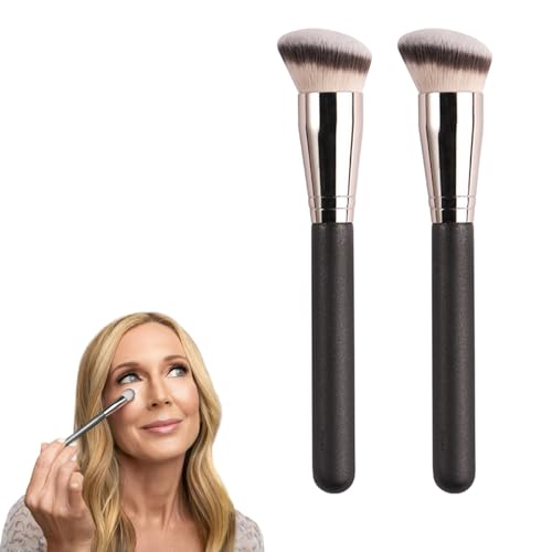 2024 New Beauty Brushes, A506 Concealer Brush, 101 Foundation Brush, Angie Hot & Flashy A506 Concealer, Concealer Brush Under Eye for Makeup, Conceal Makeup Brush Set (2pcs E) von NNBWLMAEE