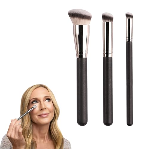 2024 New Beauty Brushes, A506 Concealer Brush, 101 Foundation Brush, Angie Hot & Flashy A506 Concealer, Concealer Brush Under Eye for Makeup, Conceal Makeup Brush Set (3pcs) von NNBWLMAEE