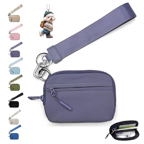 Commonlyto Wallet, The Wallet 2nd Gen, Commonlyto Small Nylon Wristlet Purses, with Zipper Waterproof Material, for Women's Daily Travel and Shopping (E) von NNBWLMAEE