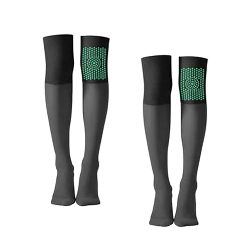 Ionic Correction Lymphatic Detoxification Long Tube Silk Stockings, Mugwort Acupressure Shaping Stretch Knee Sock (3pcs-A) von NNBWLMAEE