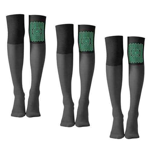 Ionic Correction Lymphatic Detoxification Long Tube Silk Stockings, Mugwort Acupressure Shaping Stretch Knee Sock (3pcs-C) von NNBWLMAEE